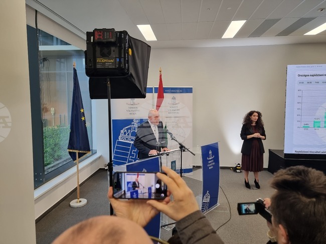 Рекордно високата избирателна активност е ясен знак, че демокрацията в Унгария функционира много добре, заяви президентът Тамаш Шуйок