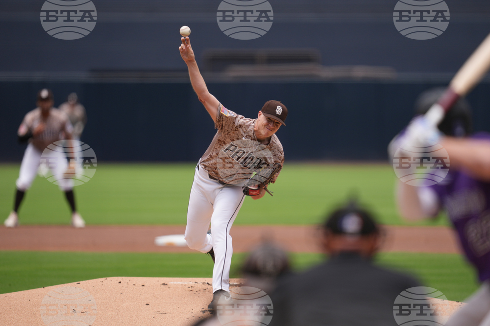 Rockies Padres Baseball