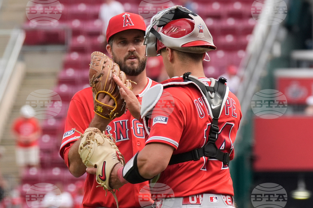 Angels Reds Baseball