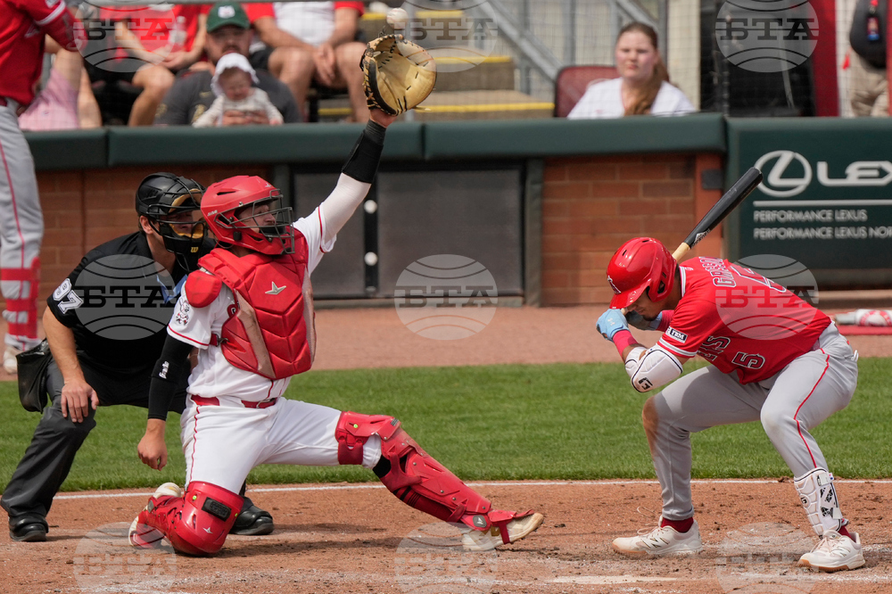 Angels Reds Baseball