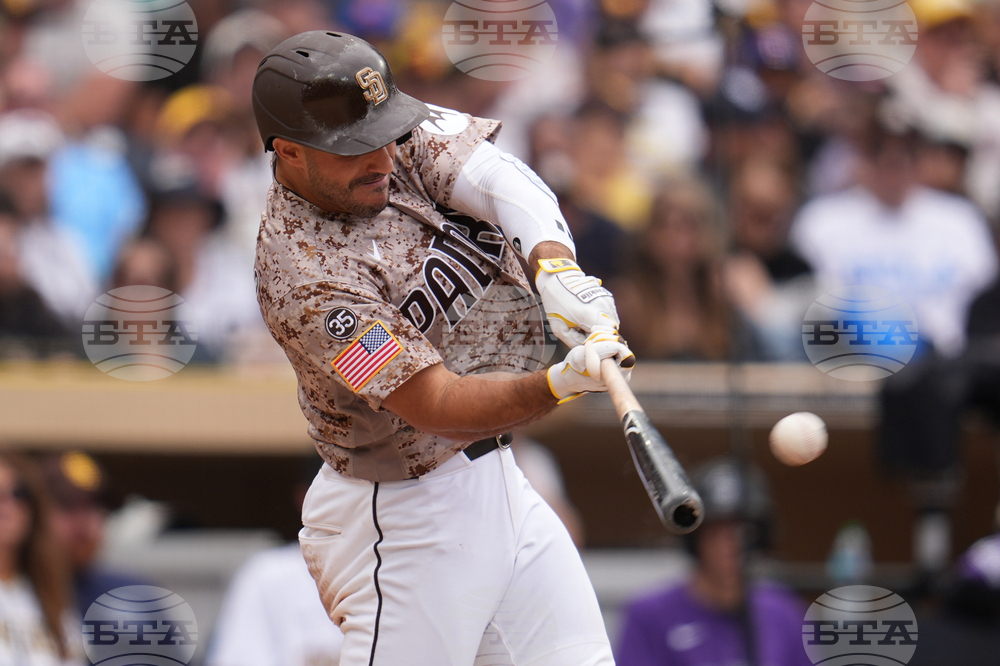 Rockies Padres Baseball