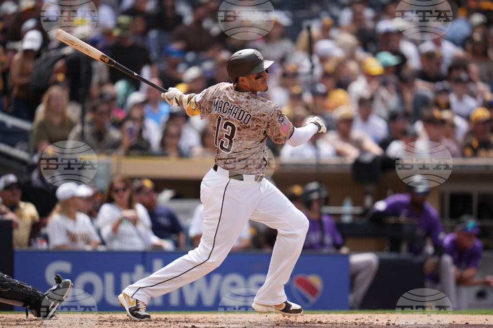 Rockies Padres Baseball