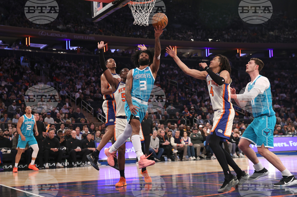 Hornets Knicks Basketball