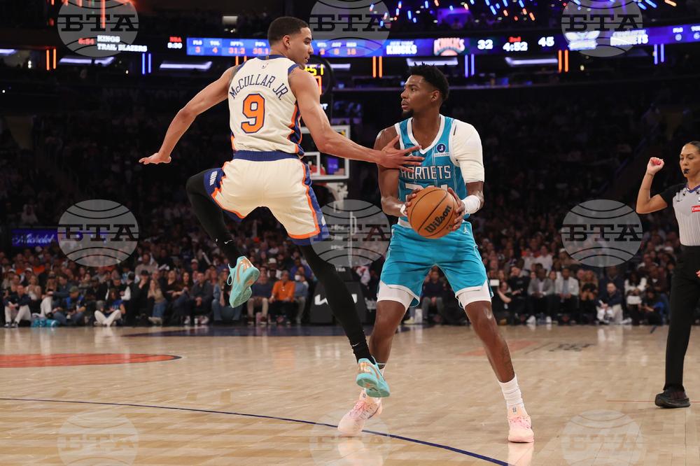 Hornets Knicks Basketball