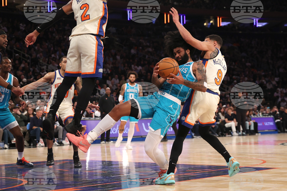 Hornets Knicks Basketball