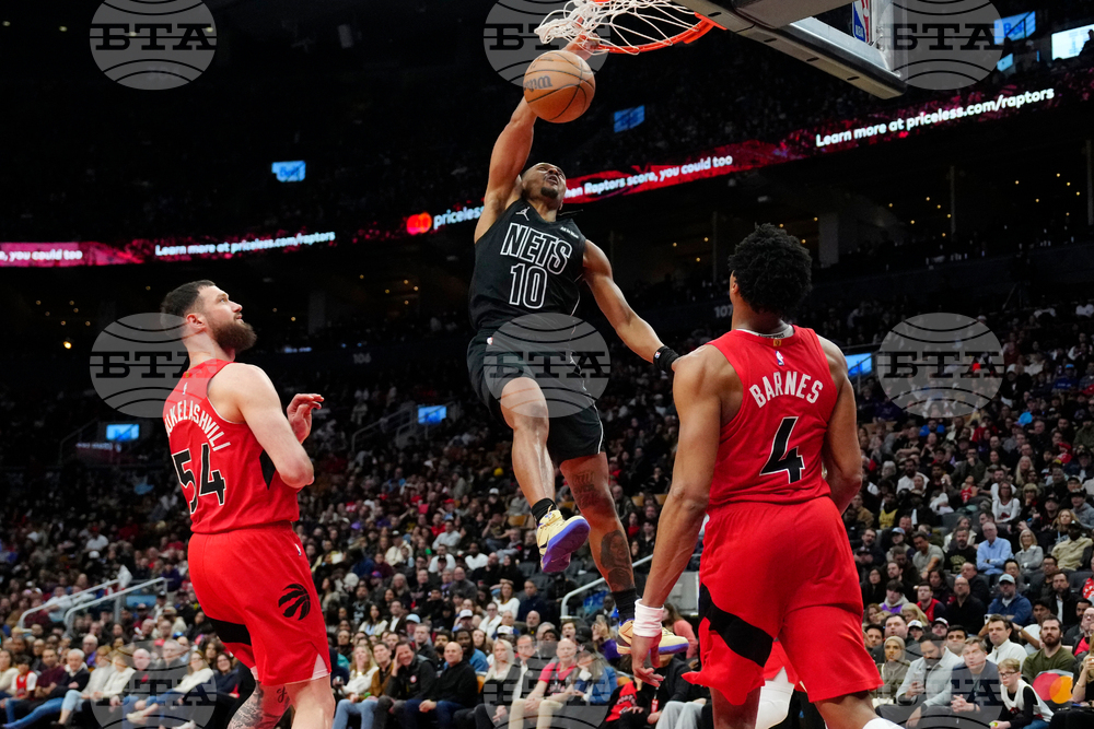 Nets Raptors Basketball