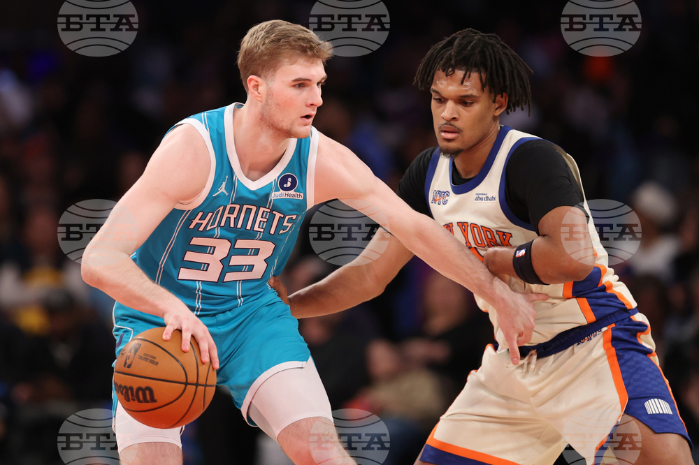 Hornets Knicks Basketball