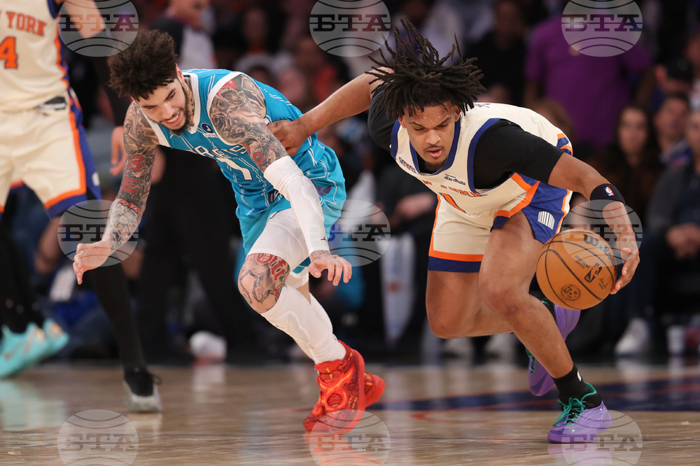 Hornets Knicks Basketball