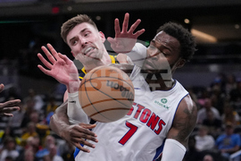 APTOPIX Pistons Pacers Basketball