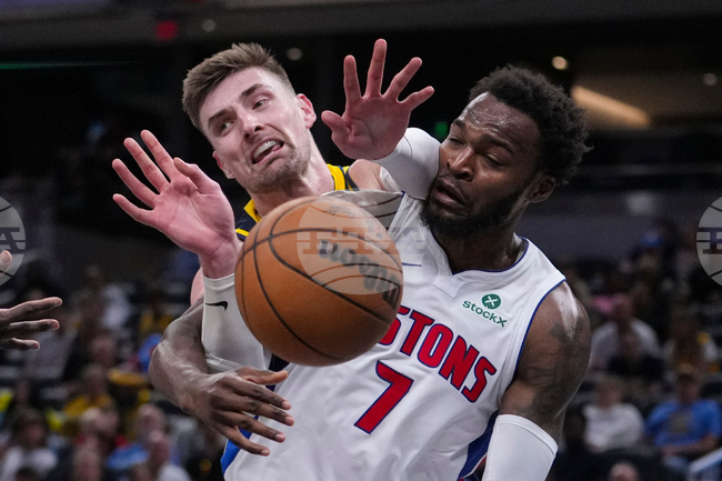 APTOPIX Pistons Pacers Basketball