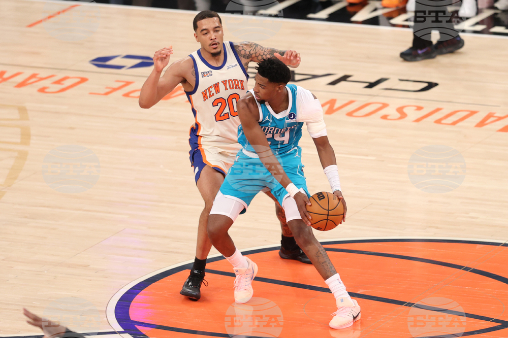 Hornets Knicks Basketball