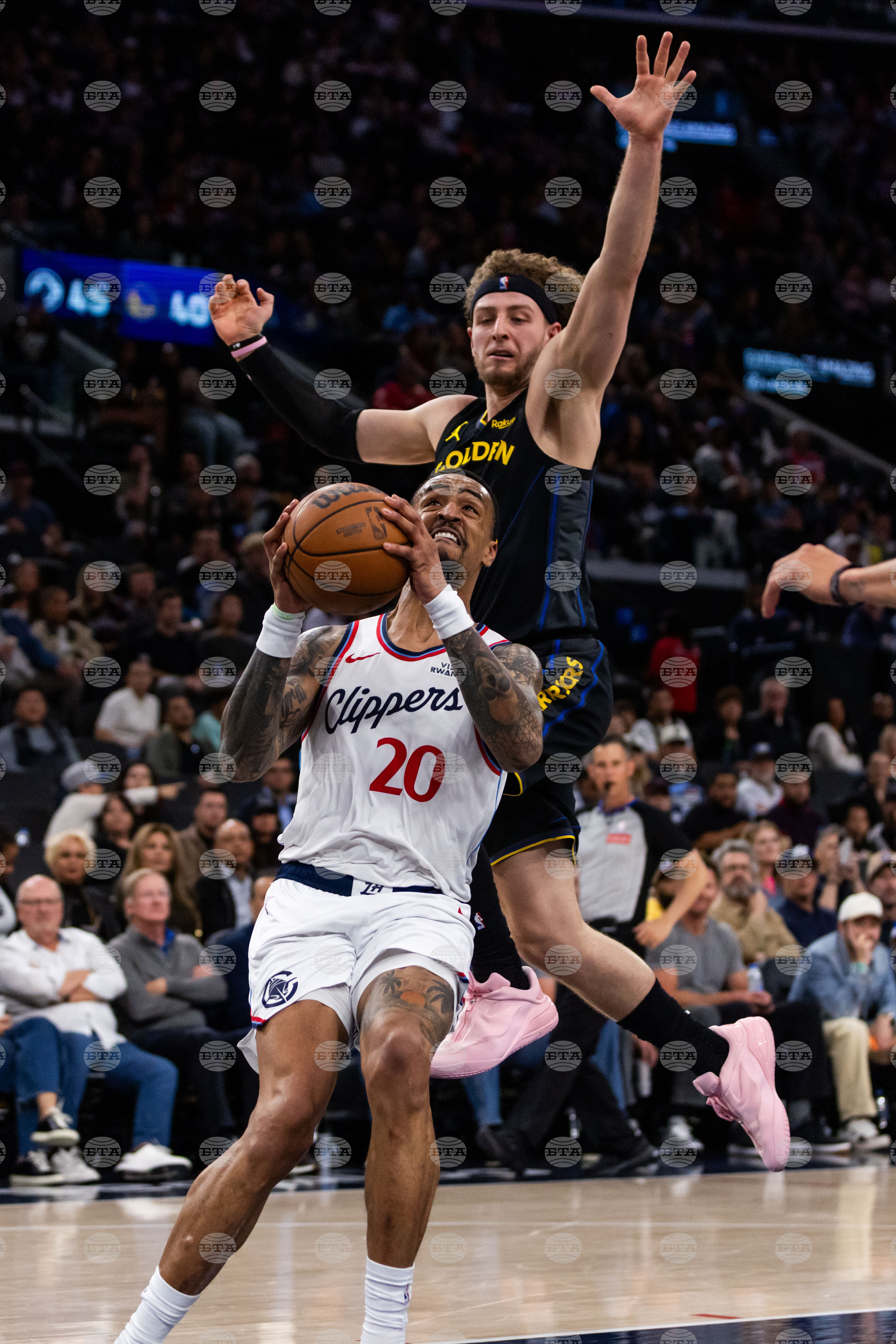 Warriors Clippers Basketball