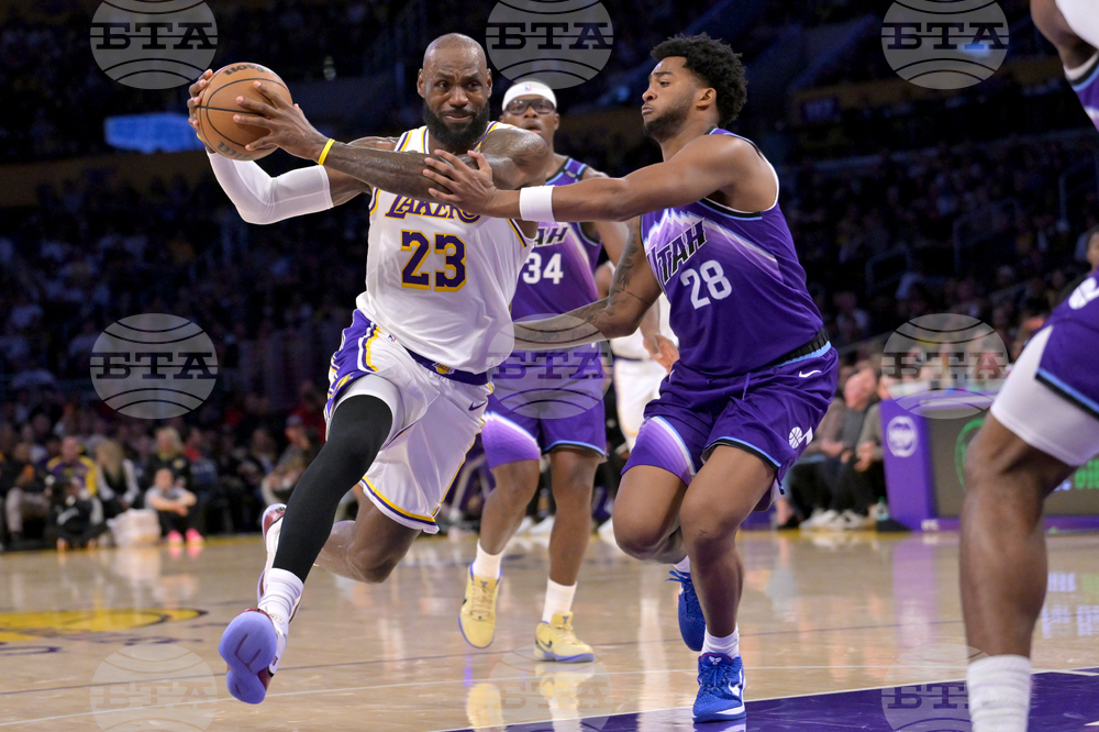 Jazz Lakers Basketball