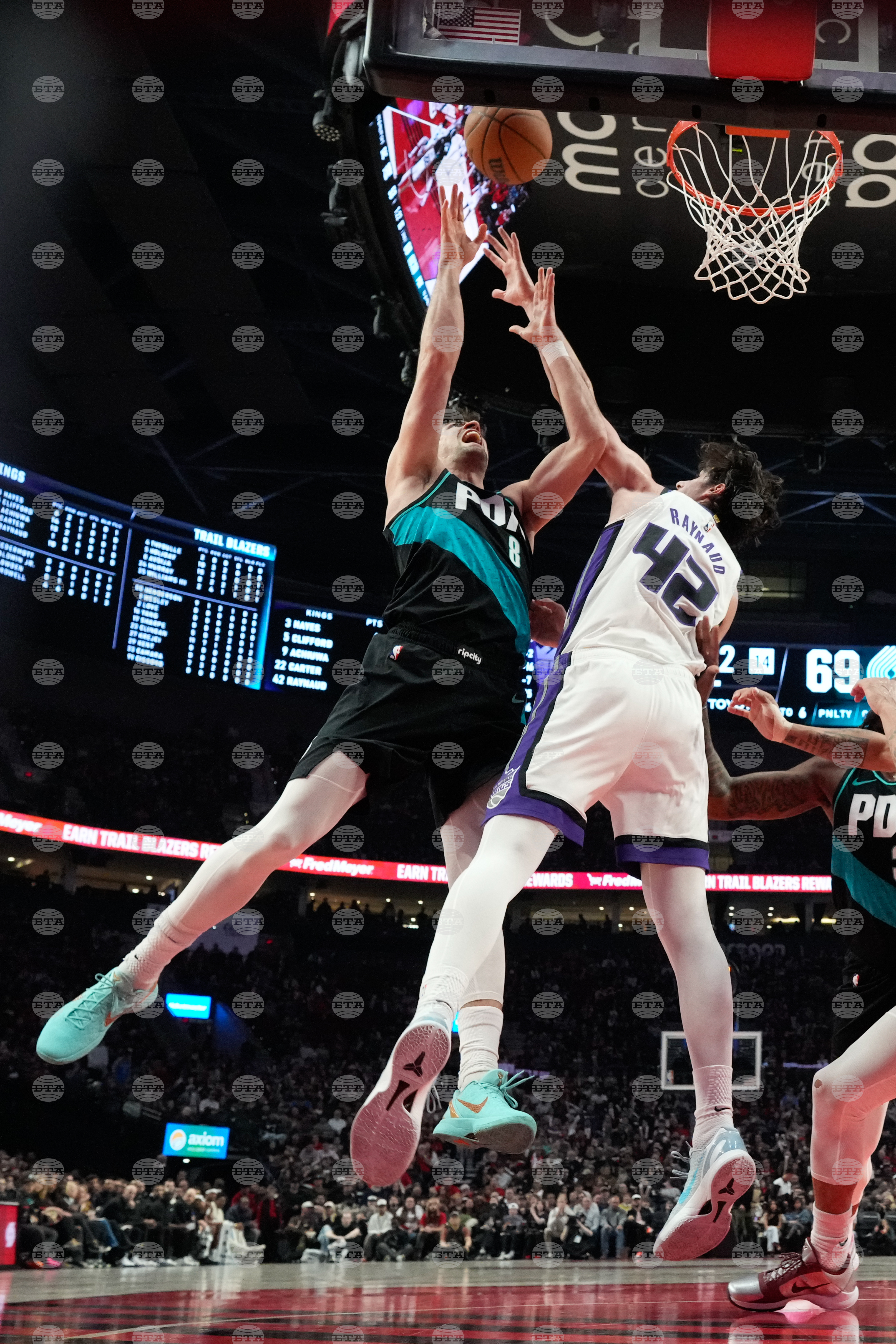 Kings Trail Blazers Basketball