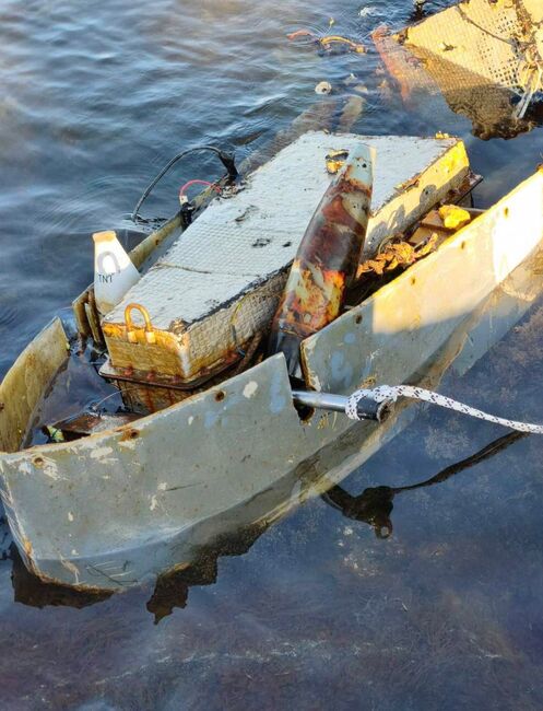 Navy Team Destroys Floating Drone near Sinemorets