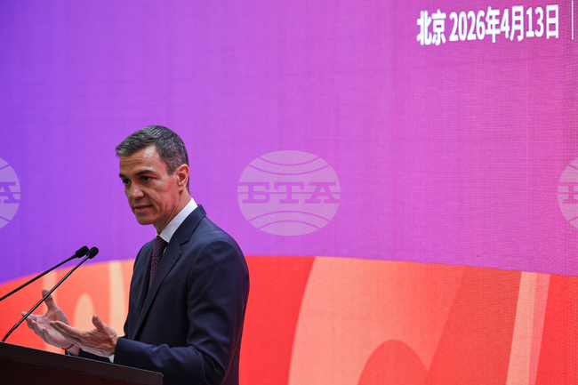 Педро Санчес призова в Пекин Китай да работи за мир в Иран, Украйна и Газа и да отвори търговията си за страните от ЕС