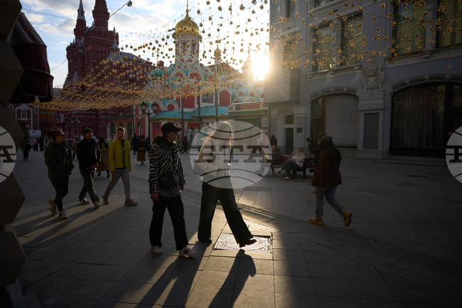 APTOPIX Russia Daily Life