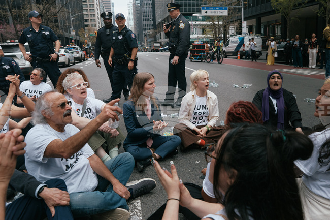 US NYC Protest Israel