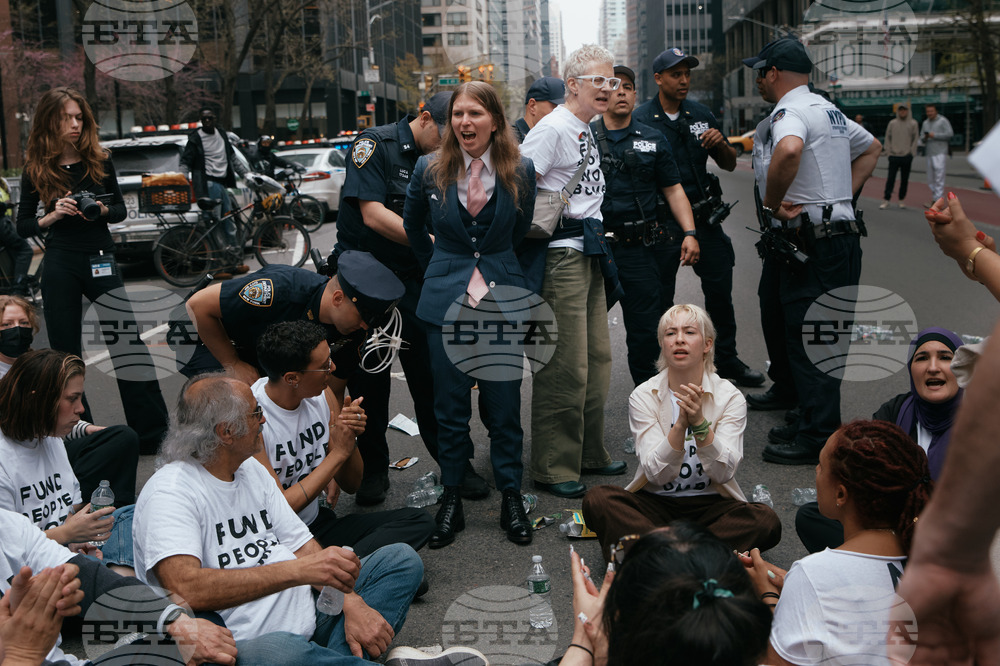 US NYC Protest Israel