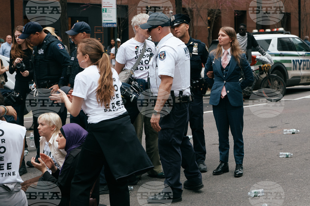 US NYC Protest Israel