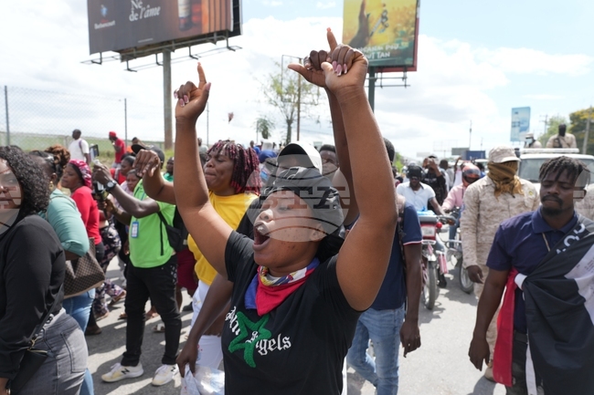 Haiti Worker Protest