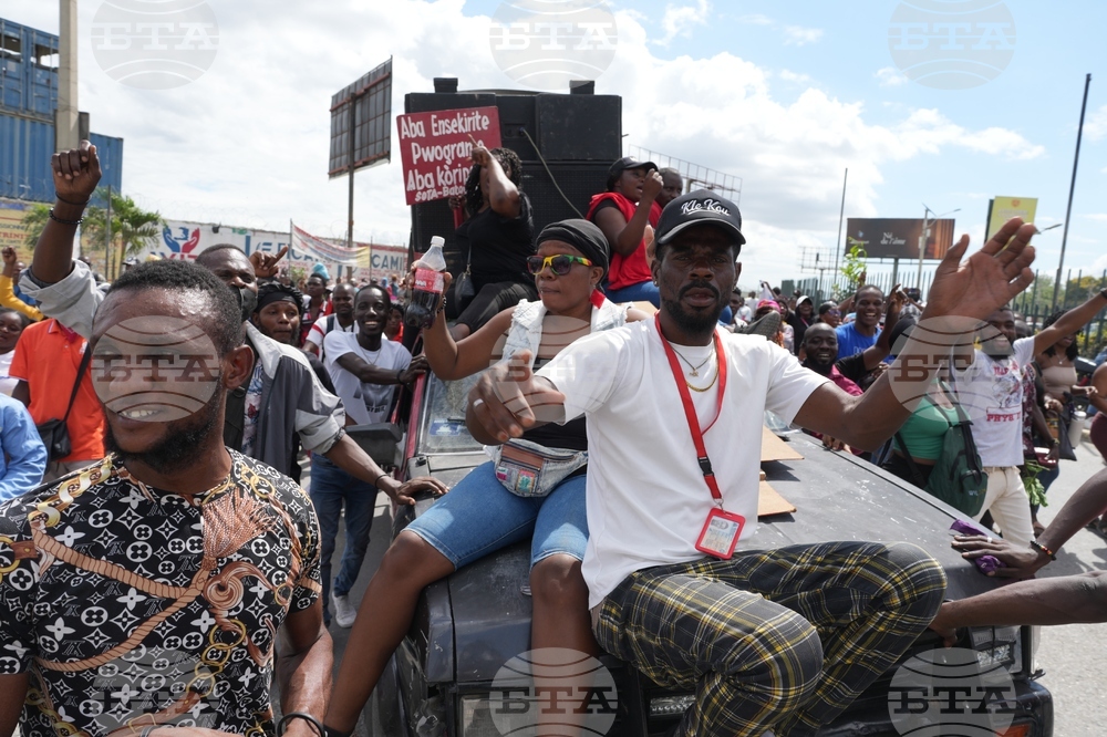 Haiti Worker Protest