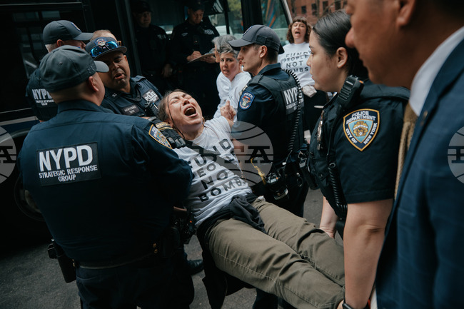 APTOPIX US NYC Protest Israel