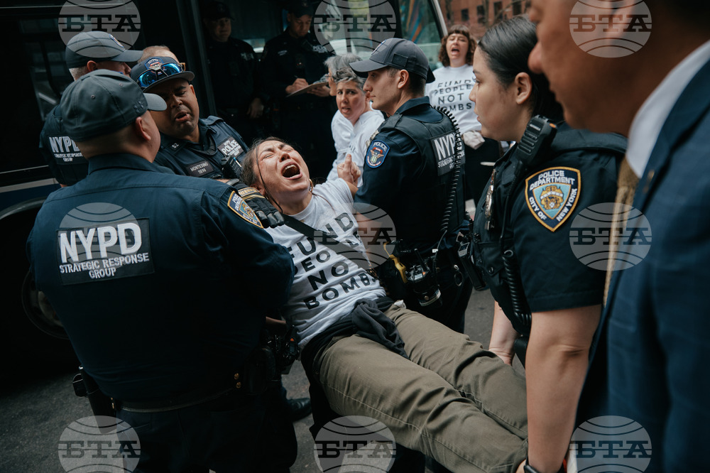 APTOPIX US NYC Protest Israel