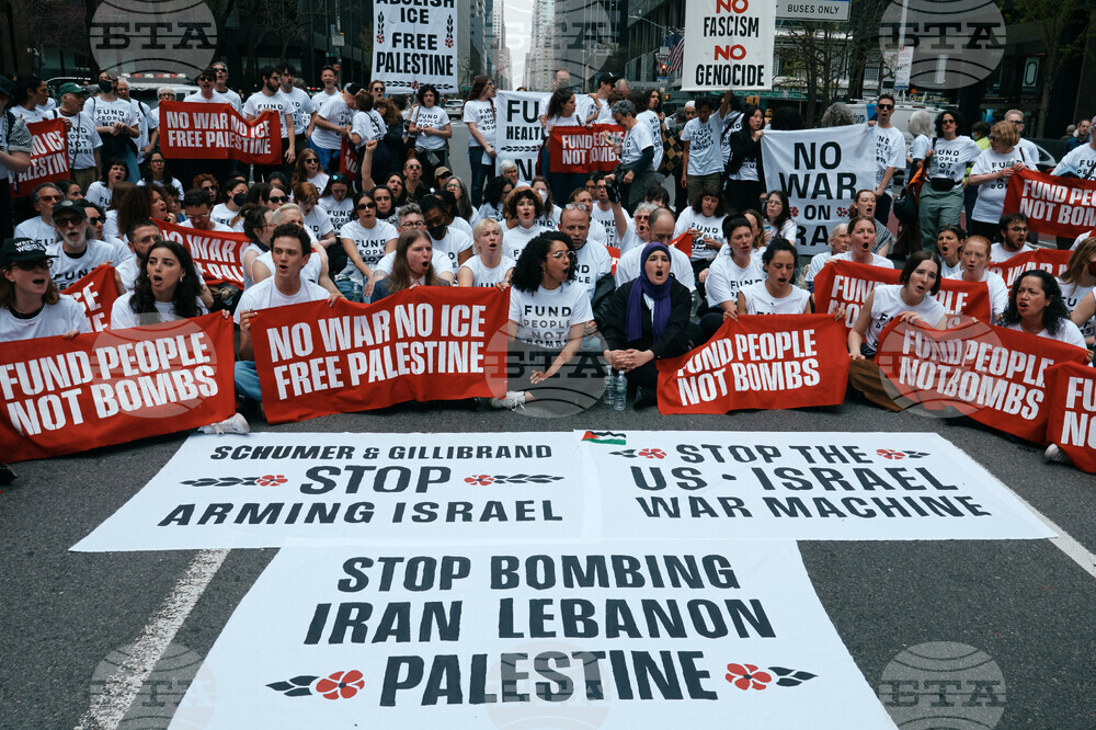 US NYC Protest Israel