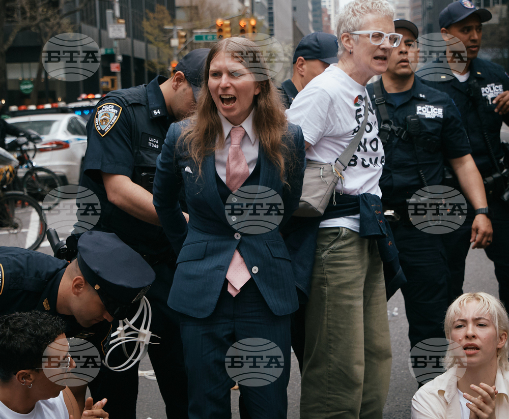 APTOPIX US NYC Protest Israel