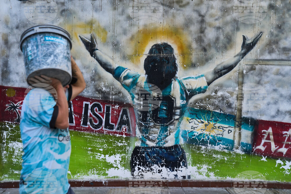 APTOPIX Argentina Maradona
