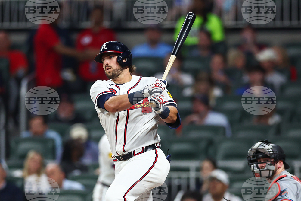 Marlins Braves Baseball