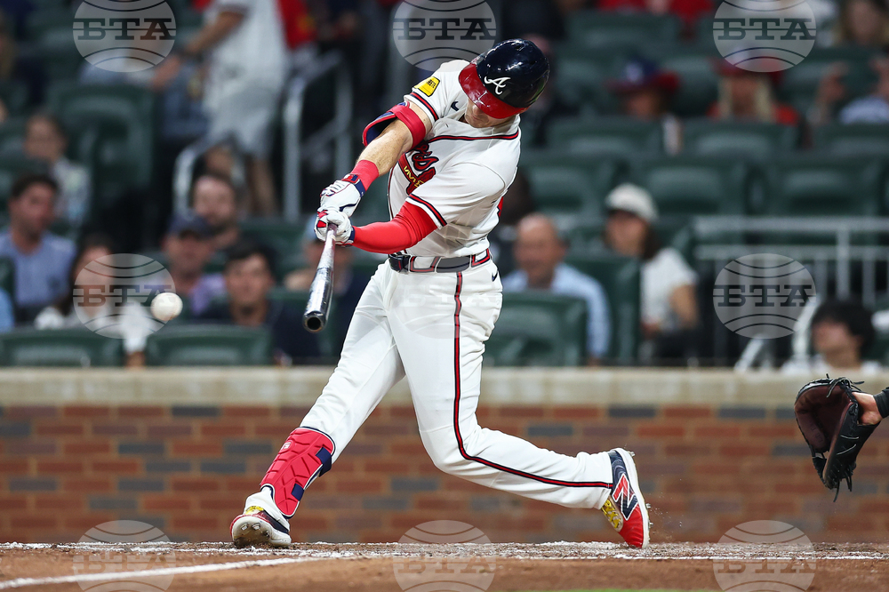 Marlins Braves Baseball