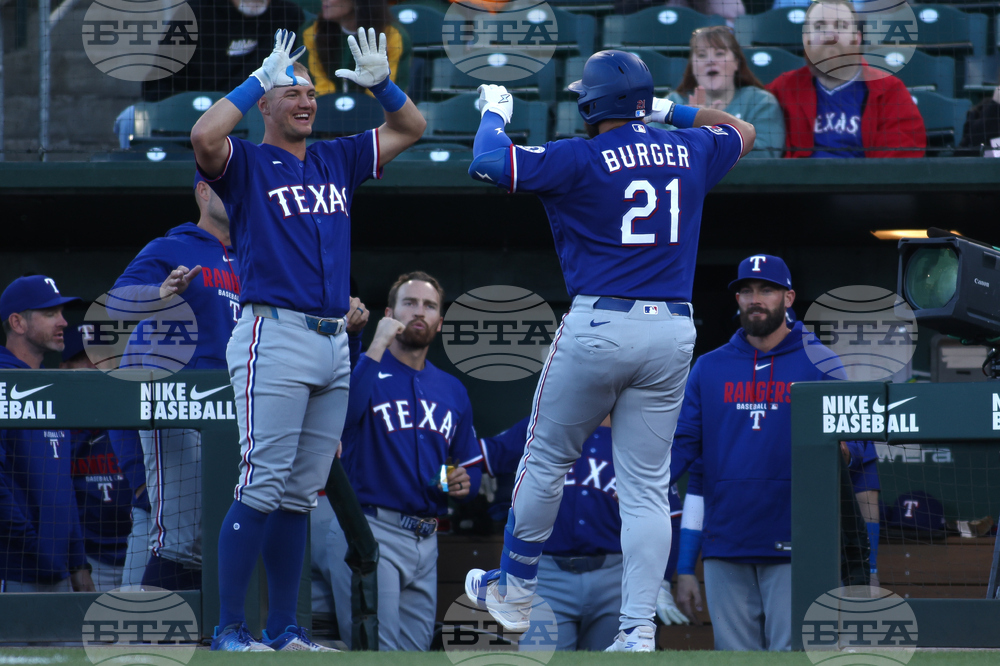 Rangers Athletics Baseball