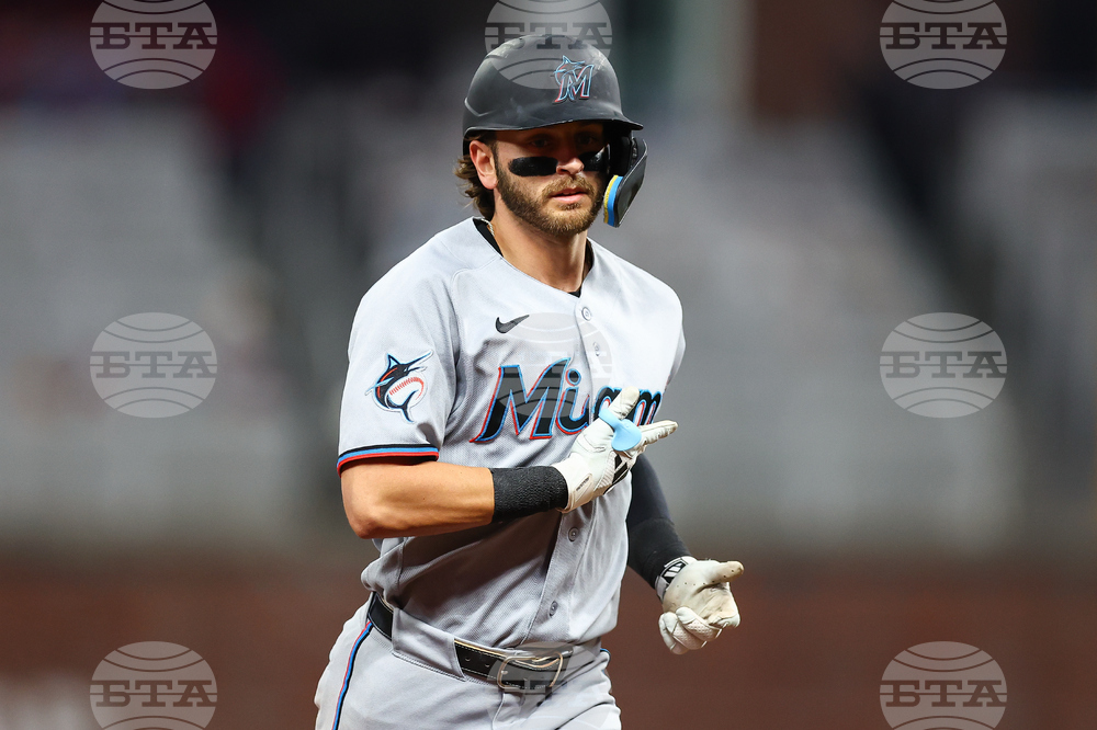 Marlins Braves Baseball
