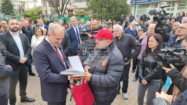 Асеновград - Румен Радев - предизборна кампания