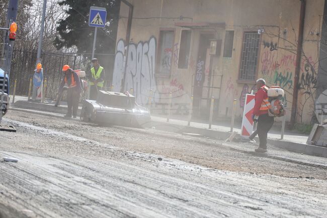 Ремонтът на бул. "Иван Вазов" в Бургас, част от колоездачната обиколка Джиро д'Италия, продължава и утре 