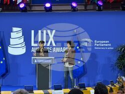 Брюксел, 14 април 2026 г, Церемония за eвропейската филмова награда LUX на публиката, снимка: Теодора Славянова/БТА