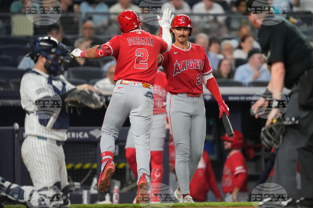 Angels Yankees Baseball
