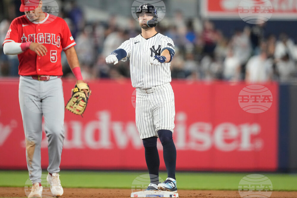 Angels Yankees Baseball