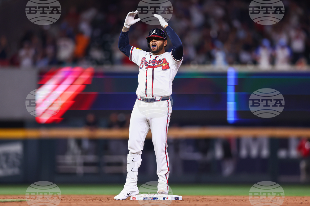 Marlins Braves Baseball