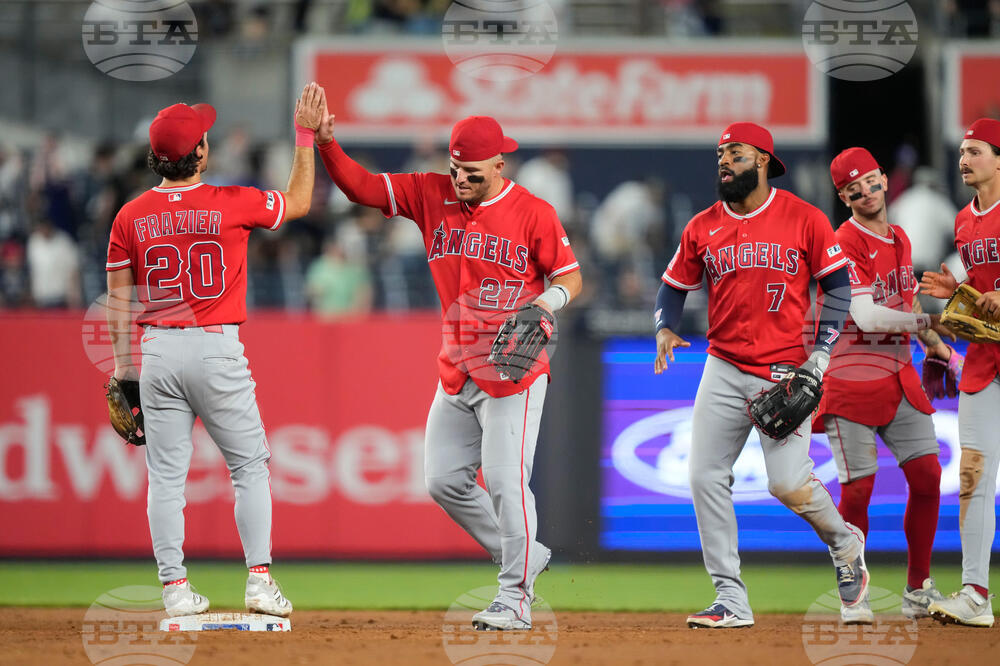 Angels Yankees Baseball