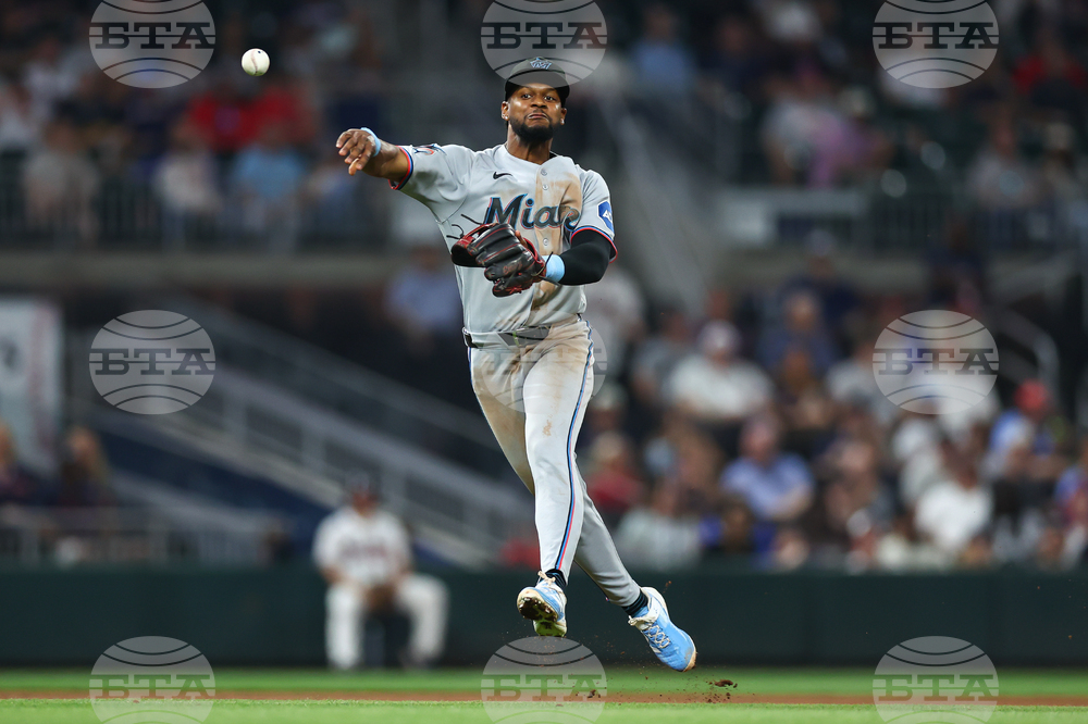 Marlins Braves Baseball