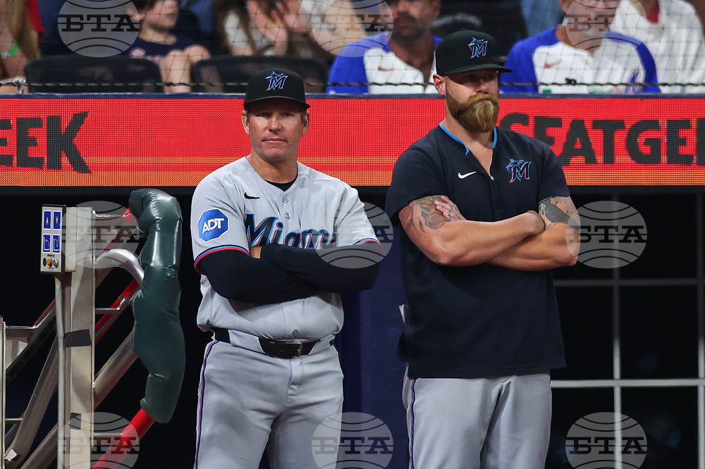 Marlins Braves Baseball