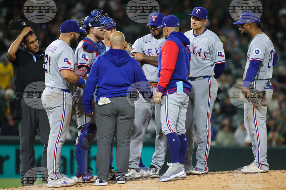 Rangers Athletics Baseball