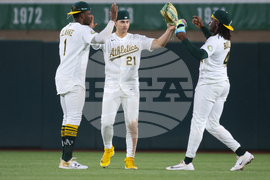 Rangers Athletics Baseball