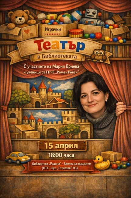 Старозагорската писателка Мария Донева ще представи за първи път пиесата си „На тавана“