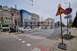 Бургас - улица - ремонт