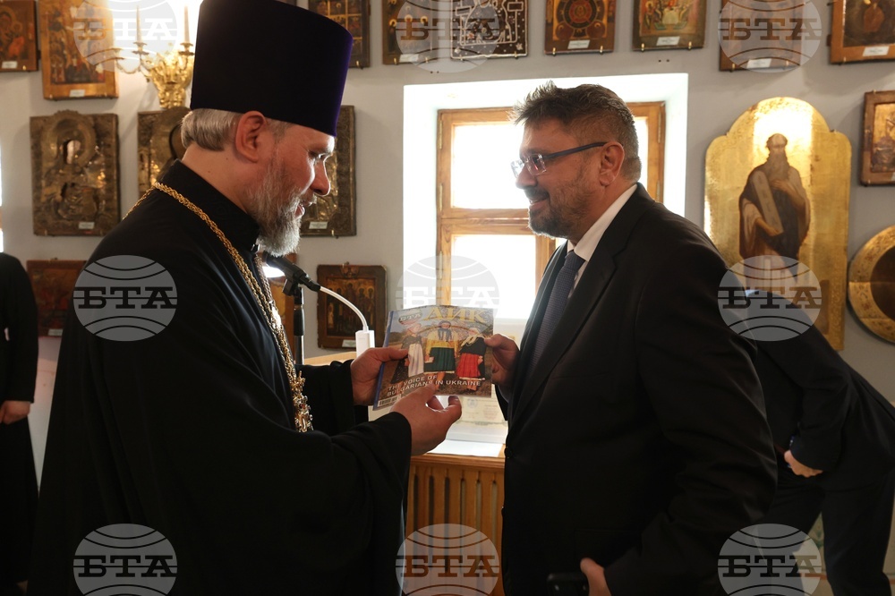 Украйна - Одеска духовна семинария - Добри Чинтулов - плоча - откриване