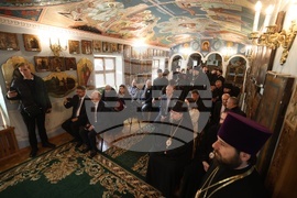 Украйна - Одеска духовна семинария - Добри Чинтулов - плоча - откриване